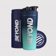 Light & Dark Blue Beyond Stainless Steel Protein Shaker