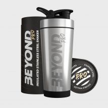 Pro Series Brushed Steel Beyond Stainless Steel Protein Shaker