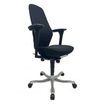 Refurbished Bureaustoel Kinnarps 6000 Freefloat Plus 4D Zwart/Chroom