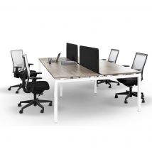 Manhattan Kantoorset Werkeiland Bench Office Flex 320x165 cm NEN1335