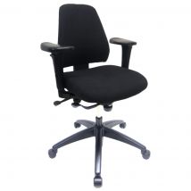 Refurbished Bureaustoel Kinnarps 6000 Zwart Freefloat 3D (N)EN 1335