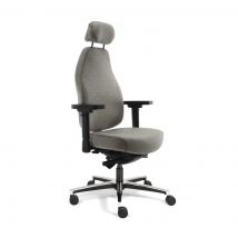 Sit And Move Therapod X Hoofdsteun - Lichtgrijs Wolvilt - Bureaustoel