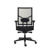 Workliving NPR1813 Zuidas Mesh Black Edition - Bureaustoel Ergonomisch Design ARBO