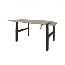 Schaffenburg Dextro Slinger Verstelbaar Zit/Sta Duo Bench Bureau - Arbo - 180x80 cm (Ongemonteerd)