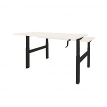 Schaffenburg Dextro Slinger Verstelbaar Zit/Sta Duo Bench Bureau - Arbo - 180x80 cm (Ongemonteerd)