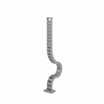 Dataflex Addit kabelgeleider zit-sta 130 cm set – bureau 462 Kabel beschermer - Grijs