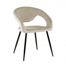 Kick Lenn Eetkamerstoel - Velvet Champagne