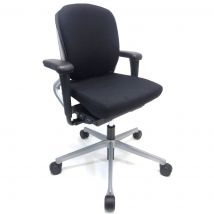 Refurbished Bureaustoel Ahrend 230 Lage Rug Zwart / Antraciet Ergonomisch Design
