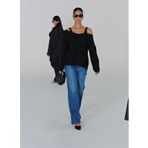 Black Slouchy Knitted Vest and Jumper - Tiana