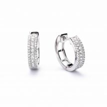 Sirius - Pavé Set Hoop - Earrings
