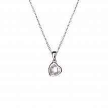 With Love - Faceted Heart - Necklace