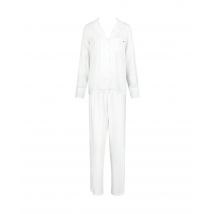 Bluebella Tarcon Pyjama Long en Viscose Écologique Blanc