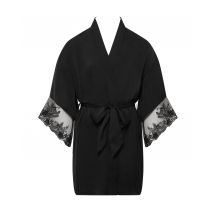Bluebella Kimono Marseille Satin Luxueux Noir  - Taille M