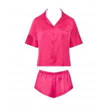 Bluebella Alma Ensemble Short Pyjama Satin Luxueux Rose Fuchsia - Taille 42