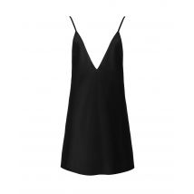 Bluebella Nuisette Courte Clea en Satin Luxueux Noir - Taille 44