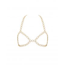 Bluebella Soutien-Gorge Ouvert Vida Doré  - Taille M/L