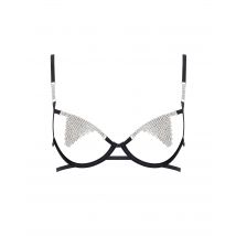 Bluebella Soutien-gorge avec armatures Susu Noir/Argent - Taille 80A