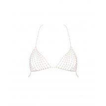 Bluebella Soutien-gorge en Perle Nacre/Or - Taille M/L