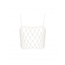 Bluebella Caraco en Perle Nacre/Or - Taille M/L