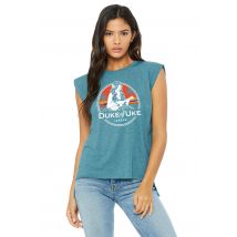 Duke of Uke Women's Flowy Capped Sleeve Tee