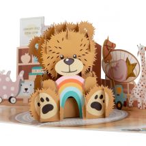 New Baby Bear Pop Up Card