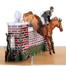 Show Jumping Pop Up Card