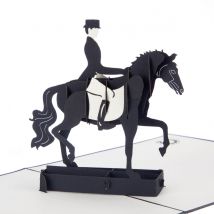 Dressage Pop Up Card