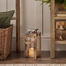 Small Salcombe Wooden Battery Lantern