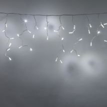 Core Connect 6m 192 White Connectable Icicle Lights Clear Cable