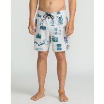 Volcom Boardshort Psyche Cotton Trunk 17" - Stone