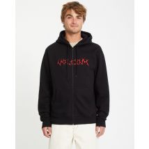 Volcom Sweat à Capuche Zippé Watanite - BLACK