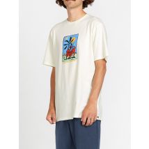 Volcom T-Shirt Tarot Tiger Farm To Yarn - Off White