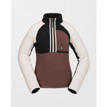 Volcom Sweat sherpa col zippé - Mahogany