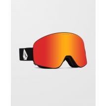 Volcom Masque de snow Odyssey Matte Black (+écran bonus - Jaune) - Red Chrome