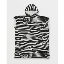 Volcom Poncho à Capuche - WHITE BLACK
