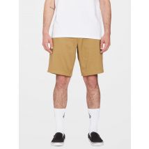 Volcom Short Frickin à taille élastique 19" - DARK KHAKI