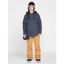 Volcom Veste Hooded Flannel - Black