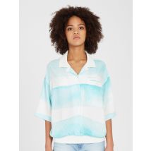 Volcom Chemise Stay Stripes - PALE AQUA