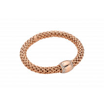 Fope 18ct Rose Gold 1.07ct Diamond Love Nest Flex'it Bracelet - XL