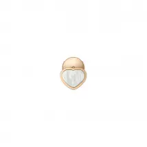 Chopard My Happy Hearts 18ct Rose Gold Mother of Pearl Single Stud Earring