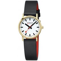 Mondaine Classic White Ladies Watch