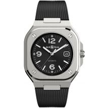 Bell & Ross BR 05 Auto Black Steel Rubber Watch