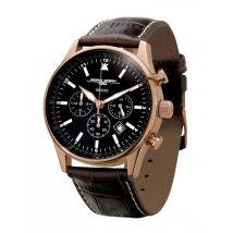 Jorg Gray Watch JG6500 Series Non Commemorative Edition Rose Gold - Black