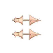 Shaun Leane Rose Thorn 18ct Rose Gold Plated Sterling Silver Small Stud Earrings D - Rose Gold