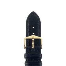 Hirsch Strap Camelgrain Black Medium 14mm