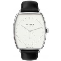Nomos Glashutte Lux Hell White Gold Sapphire Crystal