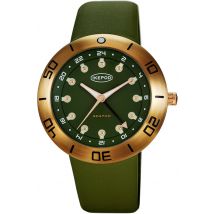 Ikepod Watch Seapod GMT Bronze Yves Green Limited Edition