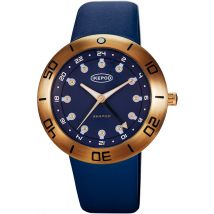 Ikepod Watch Seapod GMT Bronze Evan Blue Limited Edition