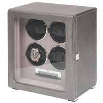 Rapport Watch Winder Quantum Quad Four Leather Grey