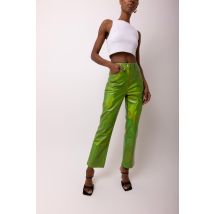 Lupe Green Metallic Trousers